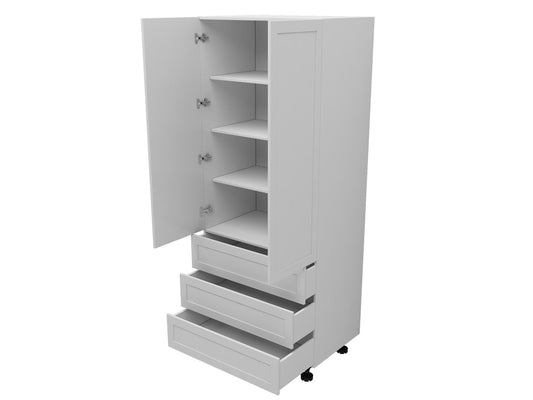 Pantry 900mmW with 3 drawers