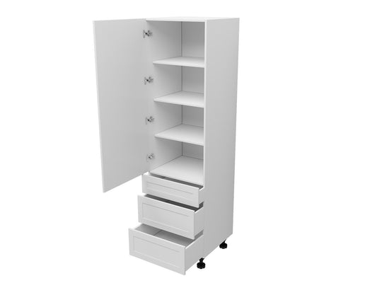 Pantry 600mmW with 3 drawers