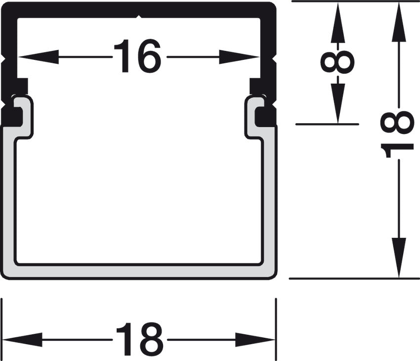 LOOX Profiles, surface mounting