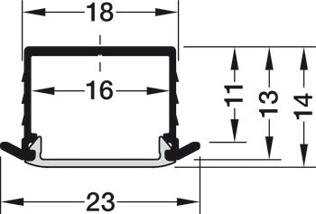 LOOX Profiles, recess mounting