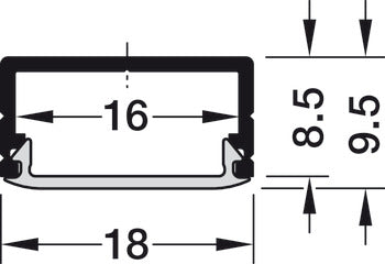 LOOX Profiles, surface mounting