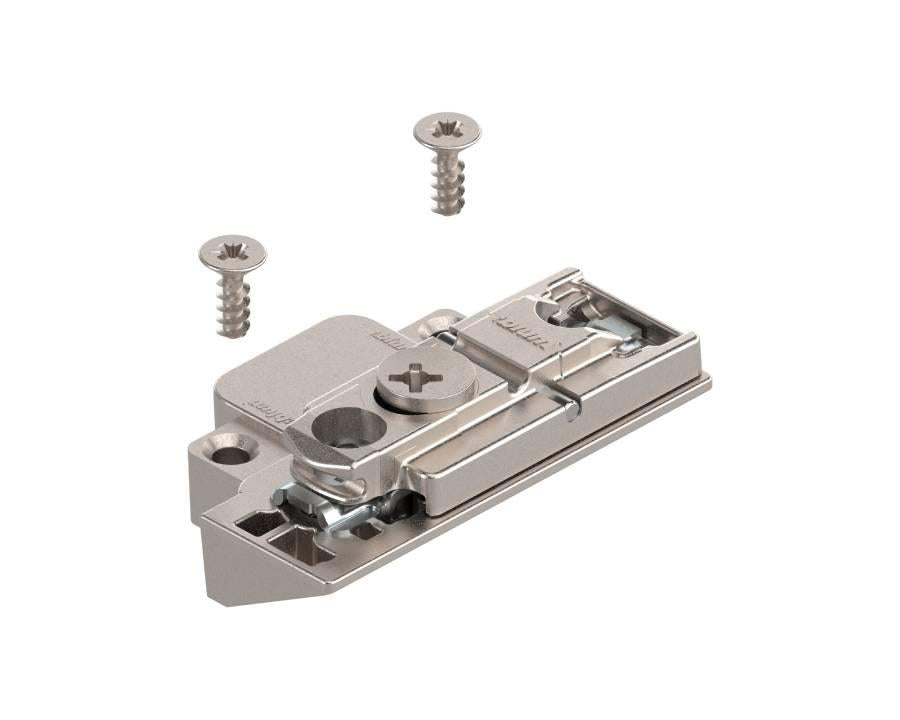 CLIP mounting plate, zinc, screw-on, right, for narrow alu frames 175H5B00