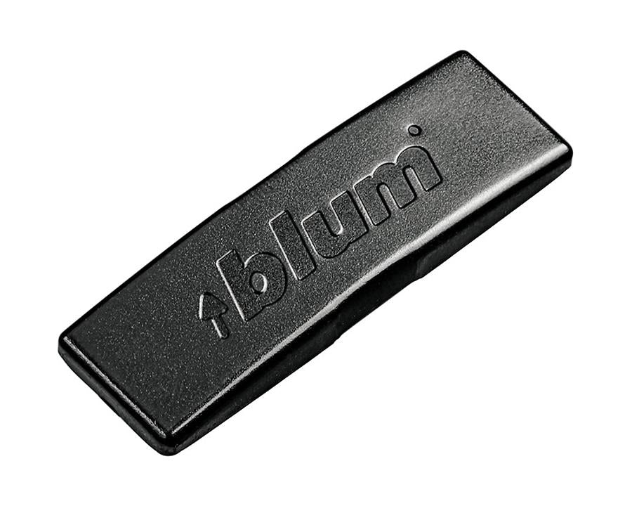 Blum Hinge Cover Cap, Stamped (Blum). In onyx black 70.1503.BP