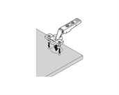 Blum CLIP top Standard Hinge 107 Degree. Inset Application. Boss: Knock-In 75T1780