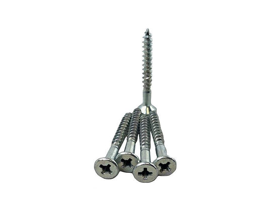 Phillips Head - Chipboard Head Hole Screw Countersunk with nibs 4.5 x 35mm. Sold per 1000/pack