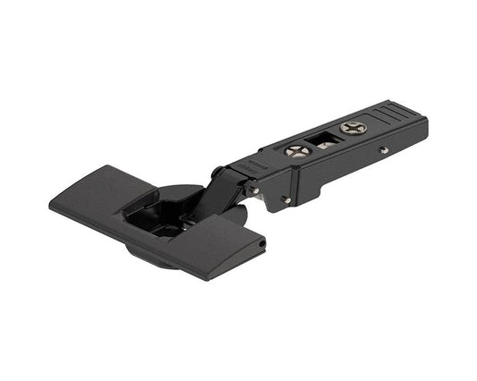 Blum CLIP top Profile Hinge 95 Degree. Full overlay. Unsprung. Boss: INSERTA. In onyx black 70T9590BTL