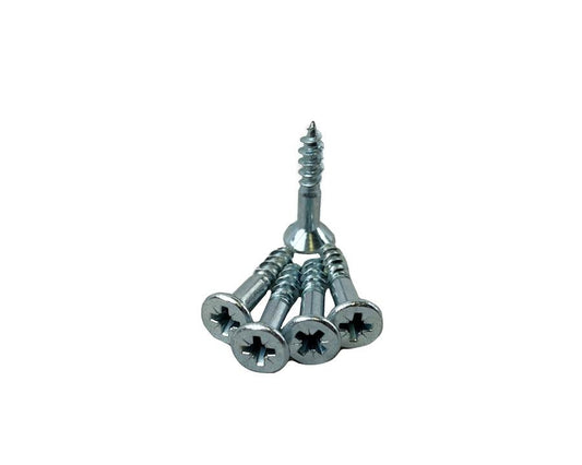 Pozi Head - Chipboard Head Hole Screw Countersunk with nibs 4.5 x 28mm. Sold per 1000/pack