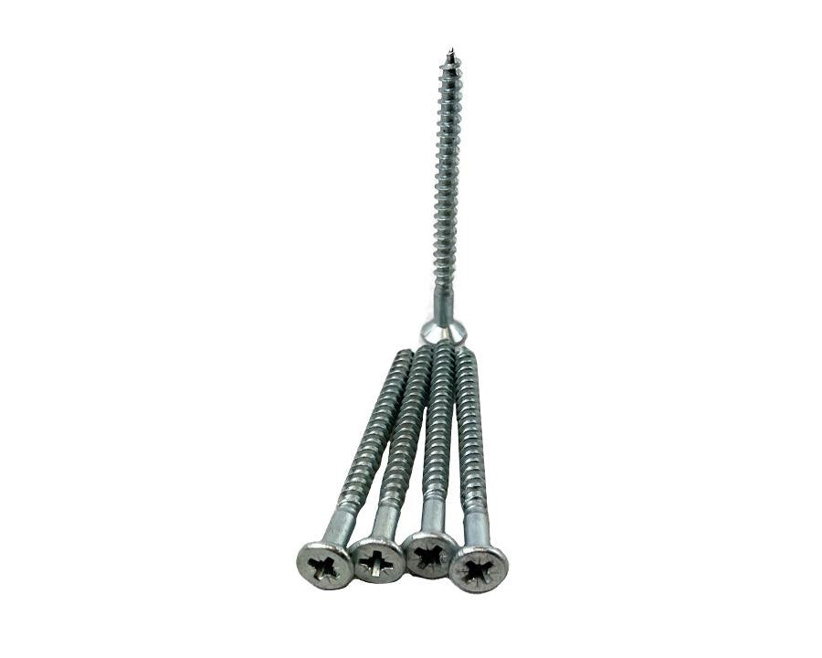 Pozi Head- Chipboard Head Hole Screw Countersunk with Nibs 4.5 x 75mm. Sold per 1000/pack