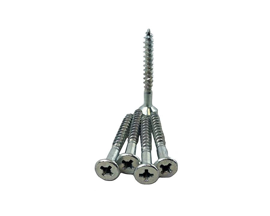 Phillips Head - Chipboard Head Hole Screw Countersunk with nibs 4.5 x 40mm. Sold per 1000/pack