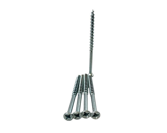 Pozi Head- Chipboard Screw Countersunk with Nibs 4.8 x 100mm (10g x 4"). Sold per 1000/pack