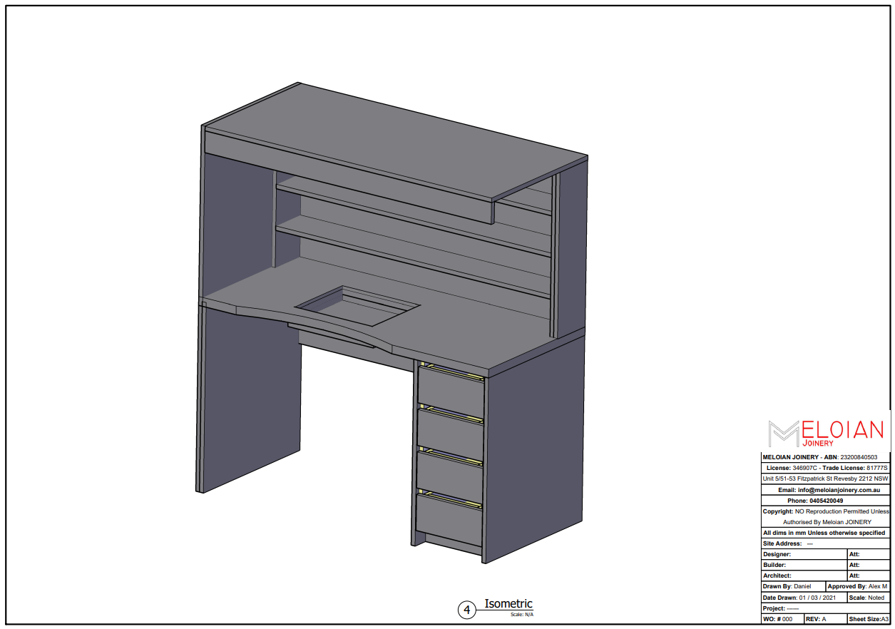 Jewellers Desk